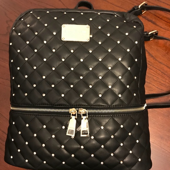 bebe Handbags - bebe Large Danielle Backpack with Rhinestones
